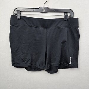 Reebock Shorts Woman's Size Large Black Speedwick